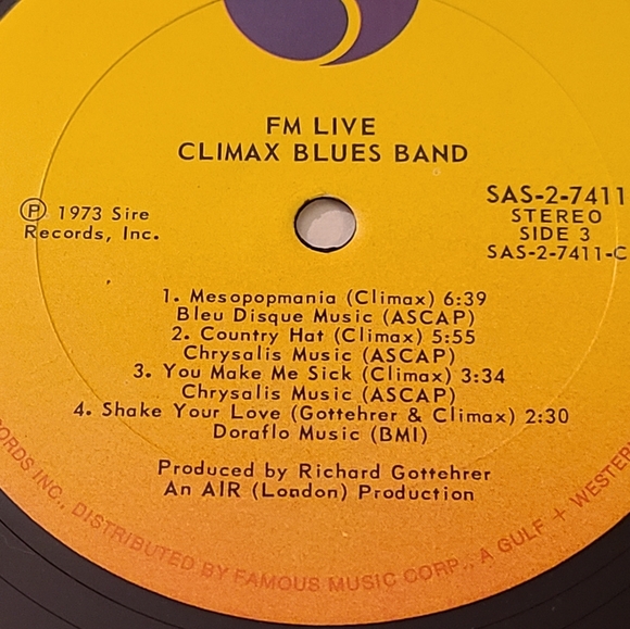 Climax Blues Band FM/Live VGUC - Picture 2 of 12